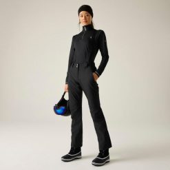 Shrink Damskie spodnie narciarskie. Czarne spodnie materiałowe damskie Dare 2b, bez wzorów, sportowe. Za 299.99 zł.