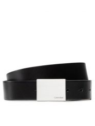 Calvin Klein Pasek Męski Formal Plaque Belt 3.5cm K50K504309 Czarny. Czarne paski męskie CALVIN KLEIN, bez wzorów, ze skóry. Za 179.99 zł.