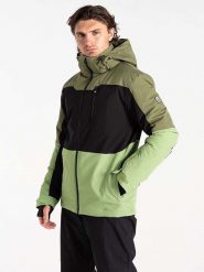 Dare 2b Kurtka narciarska "Eagle II" w kolorze zielonym rozmiar: XL. Zielone kurtki narciarskie i snowboardowe damskie Dare 2b, xl, bez wzorów, bez kaptura. Za 421.67 zł.