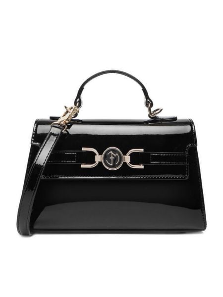 Eva Minge Torebka EO-AMANI-KY160 Czarny. Czarne torebki klasyczne damskie Eva Minge, bez wzorów, z materiału, bez dodatków. Za 189.99 zł.