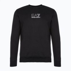 Bluza EA7 Emporio Armani Train Core T-Top. Czarne topy sportowe damskie EA7 Emporio Armani, m, bez wzorów, z bawełny, bez ramiączek. Za 339.99 zł.
