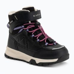 Śniegowce dziecięce KADVA Oriko WP JR. Czarne buty zimowe męskie KADVA, na zimę, z materiału, przed kolano, bez zapięcia. Za 179.99 zł.