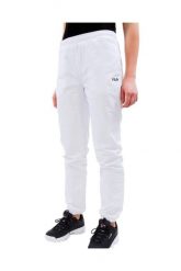 Spodnie damskie Fila Alma Woven. Białe spodnie materiałowe damskie Fila, bez wzorów, z gumy. Za 171.49 zł.