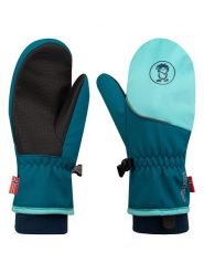 Trollkids Rękawiczki funkcyjne "Trolltunga" w kolorze turkusowym rozmiar: 3. Niebieskie rękawiczki dziecięce Trollkids, z polaru, bez ramiączek. Za 78.47 zł.