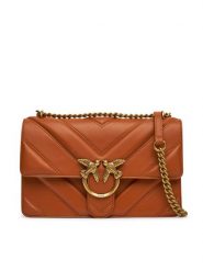 PINKO Torebka Love One Classic Light Dc 104549 A26Z Brązowy. Brązowe torebki klasyczne damskie Pinko, bez wzorów, ze skóry, bez dodatków. Za 849.99 zł.