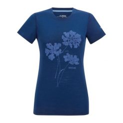 Koszulka Damska Escade Z Kwiatowym Wzorem. Niebieskie bluzki damskie Regatta, bez wzorów, sportowe, bez kołnierzyka, bez ramiączek. Za 237.99 zł.
