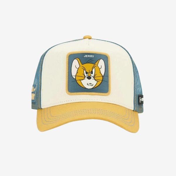 Czapka Capslab Tom i Jerry Jer Wielokolorowa. Czapki męskie CapsLab, bez wzorów, z jeansu, klasyczne. Za 177.62 zł.