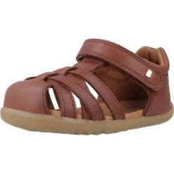 Sandały BOBUX CROSS JUMP Brązowy. Brązowe sandały męskie Bobux, ze skóry, bez zapięcia. Za 247.99 zł.