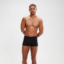 Spodenki kąpielówki męskie Speedo Hyperboom. Czarne kąpielówki męskie Speedo, m, bez wzorów, z materiału, na fitness i siłownię. Za 79.99 zł.