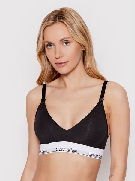 Calvin Klein Underwear Biustonosz do karmienia 000QF6218E Czarny. Czarne biustonosze Calvin Klein Underwear, bez wzorów, z bawełny. Za 99.99 zł.