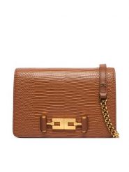Elisabetta Franchi Torebka BS-09A-66E2-V300 Brązowy jasny. Brązowe listonoszki damskie Elisabetta Franchi, bez wzorów, bez dodatków. Za 1,289.00 zł.
