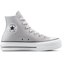 Buty sportowe Converse Chuck Taylor All Star Lift. Szare buty sportowe na co dzień damskie Converse, bez wzorów. Za 407.30 zł.