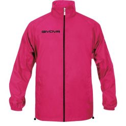 Kurtka do piłki nożnej męska Givova Basico przeciwdeszczowa. Czerwone kurtki męskie Givova, m, bez wzorów, sportowe, bez kaptura. Za 149.99 zł.