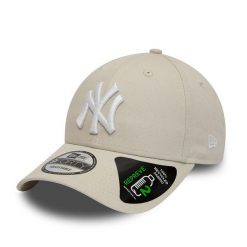 Czapka z daszkiem New Era MLB New York Yankees. Białe czapki męskie New Era, bez wzorów, z poliesteru, biznesowe. Za 167.50 zł.