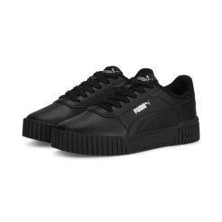 Buty damskie sportowe Puma CARINA 2.0 Jr. Czarne buty sportowe na co dzień damskie Puma, bez wzorów, z gumy, trekkingowe. Za 281.00 zł.