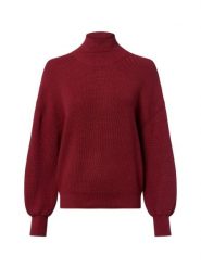 Msch Copenhagen sweter z dzianiny - MSCHMagnea Rachelle Kobiety Sztuczne włókno czerwony, S/M. Czerwone golfy damskie MSCH Copenhagen, m, bez wzorów, z dzianiny, bez ramiączek. Za 179.95 zł.