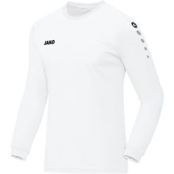 Koszulka Jako Team długi rękaw. Białe t-shirty sportowe męskie Jako, m, z materiału, bez ramiączek, do piłki nożnej. Za 160.00 zł.