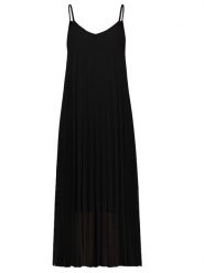 Sublevel Sukienka w kolorze czarnym rozmiar: L/XL. Czarne sukienki damskie Sublevel, l, bez wzorów, bez kołnierzyka, bez ramiączek, midi, rozkloszowane. Za 131.43 zł.