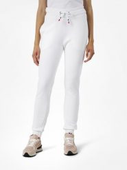 ROSSIGNOL Spodnie dresowe "Logo" w kolorze białym rozmiar: XL. Białe spodnie dresowe damskie Rossignol, xl, bez wzorów, z dresówki. Za 139.20 zł.