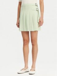 Maryley Spódnica plisowana 25EB711/21BE Zielony Regular Fit. Zielone spódniczki damskie Maryley, xl, bez wzorów, z syntetyku, plisowane. Za 179.99 zł.
