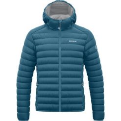 Kurtka z kapturem Redelk Mir. Niebieskie kurtki męskie REDELK, bez wzorów, z puchu, sportowe, z kapturem. Za 631.50 zł.