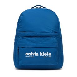 Plecak Calvin Klein Jeans. Niebieskie plecaki męskie Calvin Klein Jeans, bez wzorów, z jeansu. Za 239.99 zł.