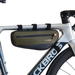 Torba rowerowa Rockbros na ramę. Czarne torebki klasyczne damskie ROCKBROS, bez wzorów, bez dodatków. W wyprzedaży za 79.00 zł.