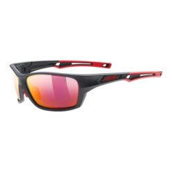 Okulary Uvex przeciwsłoneczne SportStyle 232 P Black Matt Red Polavision. Czarne okulary przeciwsłoneczne męskie Uvex. Za 186.99 zł.