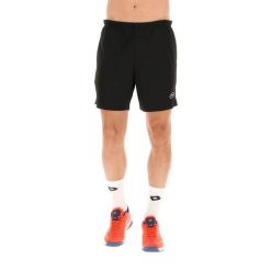 Spodenki tenisowe męskie Lotto Squadra III short 7. Czarne szorty męskie Lotto, bez wzorów. Za 145.00 zł.