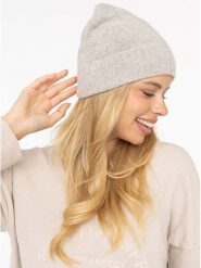 Zwillingsherz Kaszmirowa czapka w kolorze szarym rozmiar: onesize. Szare czapki zimowe damskie Zwillingsherz, z kaszmiru. Za 259.74 zł.
