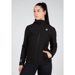 Mina Softshell Kurtka - Czarny. Czarne kurtki damskie GORILLA WEAR, bez wzorów, z softshellu, bez kaptura. Za 421.00 zł.