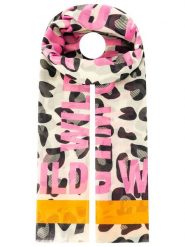 Zwillingsherz Szal "Wild Leo" ze wzorem - 180 x 85 cm rozmiar: onesize. Szaliki i kominy damskie Zwillingsherz, bez wzorów, z materiału. Za 105.38 zł.