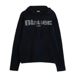 Bluza polarowa BLAUER PARKER Czarny. Czarne bluzy bez kaptura męskie Blauer, l, z polaru. Za 708.99 zł.