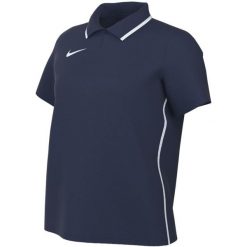 Koszulka damska Nike Dri-Fit Park 26 Polo. Niebieskie bluzki sportowe damskie Nike, z poliesteru, bez kołnierzyka, bez ramiączek. Za 89.99 zł.