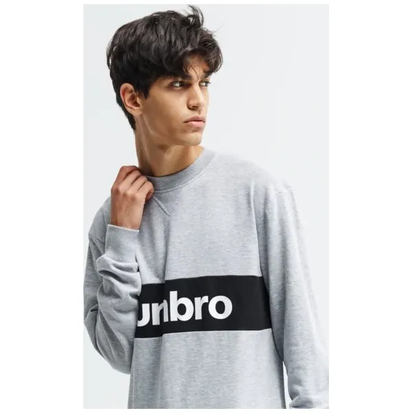 Umbro Bluza Branded Panelled , szary, rozmiar L. Szare bluzy bez kaptura męskie Umbro, l, z bawełny. Za 129.99 zł.