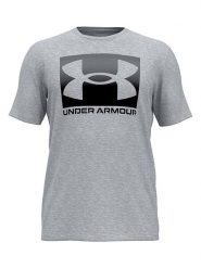 Under Armour Koszulka sportowa "Boxed" w kolorze szarym rozmiar: XXL. Szare t-shirty sportowe męskie Under Armour, xxl, z materiału, bez ramiączek, outdoorowe. Za 79.03 zł.