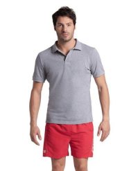 Koszulka męska T-shirt bawełniany polo kołnierzyk Arena Poloshirt. Białe koszulki polo męskie Arena, l, bez wzorów, z bawełny, bez ramiączek. Za 91.98 zł.