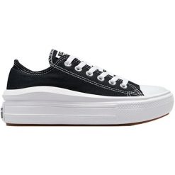 Trampki Converse Chuck Taylor All Star Move Low Top, Kobiety. Czarne trampki i tenisówki damskie Converse, bez wzorów. Za 590.00 zł.