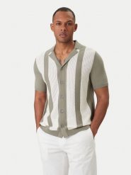 JOOP! Koszula Galvo 30101514 Zielony Regular Fit. Zielone koszule męskie Joop!, m, bez wzorów, z bawełny, bez kołnierzyka, bez ramiączek. Za 609.99 zł.