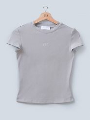 LeGer Koszulka w kolorze szarym rozmiar: 36. Szare bluzki damskie LeGer, bez wzorów, bez kołnierzyka. Za 96.14 zł.