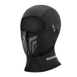 Czapka rowerowa z jedwabiu chłodzącego. Czarne czapki męskie ROCKBROS, bez wzorów, z materiału, sportowe. Za 59.60 zł.