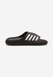 Czarno-Białe Klapki Sportowe z Ozdobnymi Paskami Sunovae. Czarne klapki i japonki męskie Born2be. Za 34.99 zł.