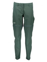 Jack Wolfskin Spodnie funkcyjne Zipp-Off "Hikeout" w kolorze zielonym rozmiar: 34. Zielone spodnie dresowe damskie Jack Wolfskin, bez wzorów, z materiału. Za 311.12 zł.