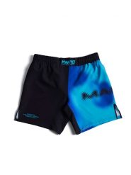 Spodenki do MMA męskie Manto Atomic. Czarne szorty męskie Manto, z aplikacjami, z elastanu, klasyczne. Za 119.99 zł.