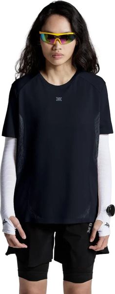 Koszulka damska X-Bionic Xceed Run Discover Shirt X Black B120. Czarne bluzki sportowe damskie X BIONIC, l, z materiału, bez kołnierzyka, bez ramiączek. Za 279.99 zł.