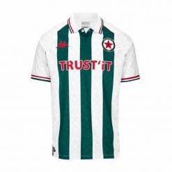 Koszulka Red Star FC Kombat Heritage 2024/25. Białe t-shirty sportowe męskie Kappa, bez ramiączek, do piłki nożnej. Za 359.00 zł.