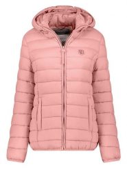 Geographical Norway Kurtka pikowana w kolorze jasnoróżowym rozmiar: XL. Różowe kurtki damskie Geographical Norway, xl, bez wzorów, bez kaptura. Za 180.49 zł.