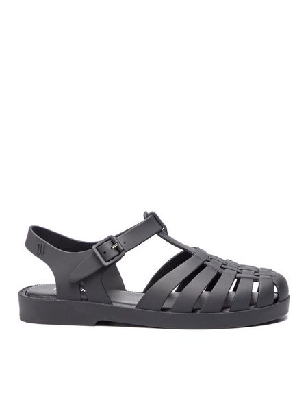 Melissa Sandały Possession Ad 32408 Czarny. Czarne sandały damskie Melissa, bez wzorów, z tworzywa sztucznego, bez obcasa, na płaskiej podeszwie. Za 189.99 zł.
