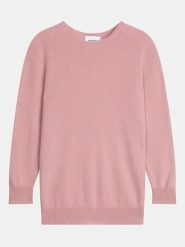Perfect Cashmere Kaszmirowy sweter "Vanessa" w kolorze szaroróżowym rozmiar: S. Różowe swetry klasyczne damskie Perfect Cashmere, s, z kaszmiru, bez kołnierzyka. Za 347.99 zł.