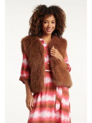 Smashed Lemon Kamizelka w kolorze jasnobrązowym rozmiar: XS. Brązowe kamizelki damskie Smashed Lemon, xs. Za 143.99 zł.